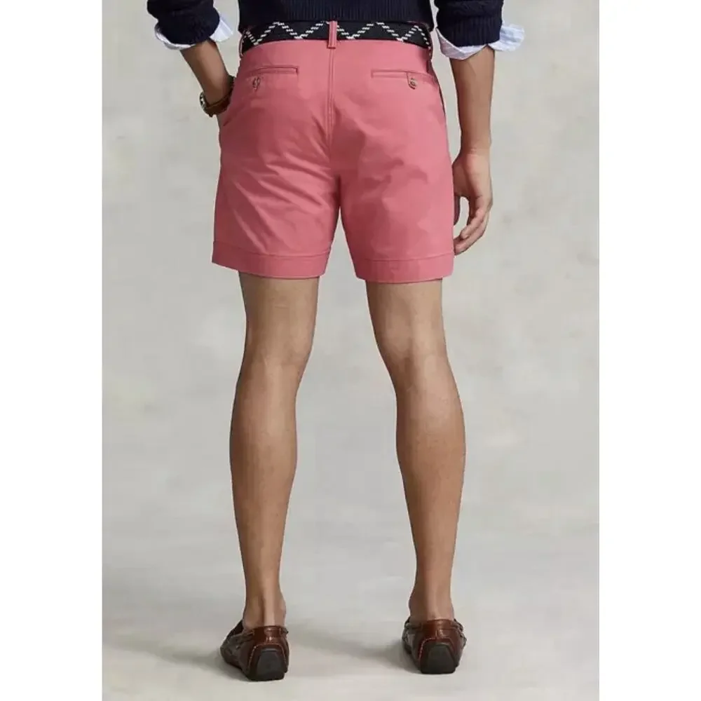 Vintage 90s Mens 38 Pleated Front Salmon Prep Old Money Golf Short Izod Pink